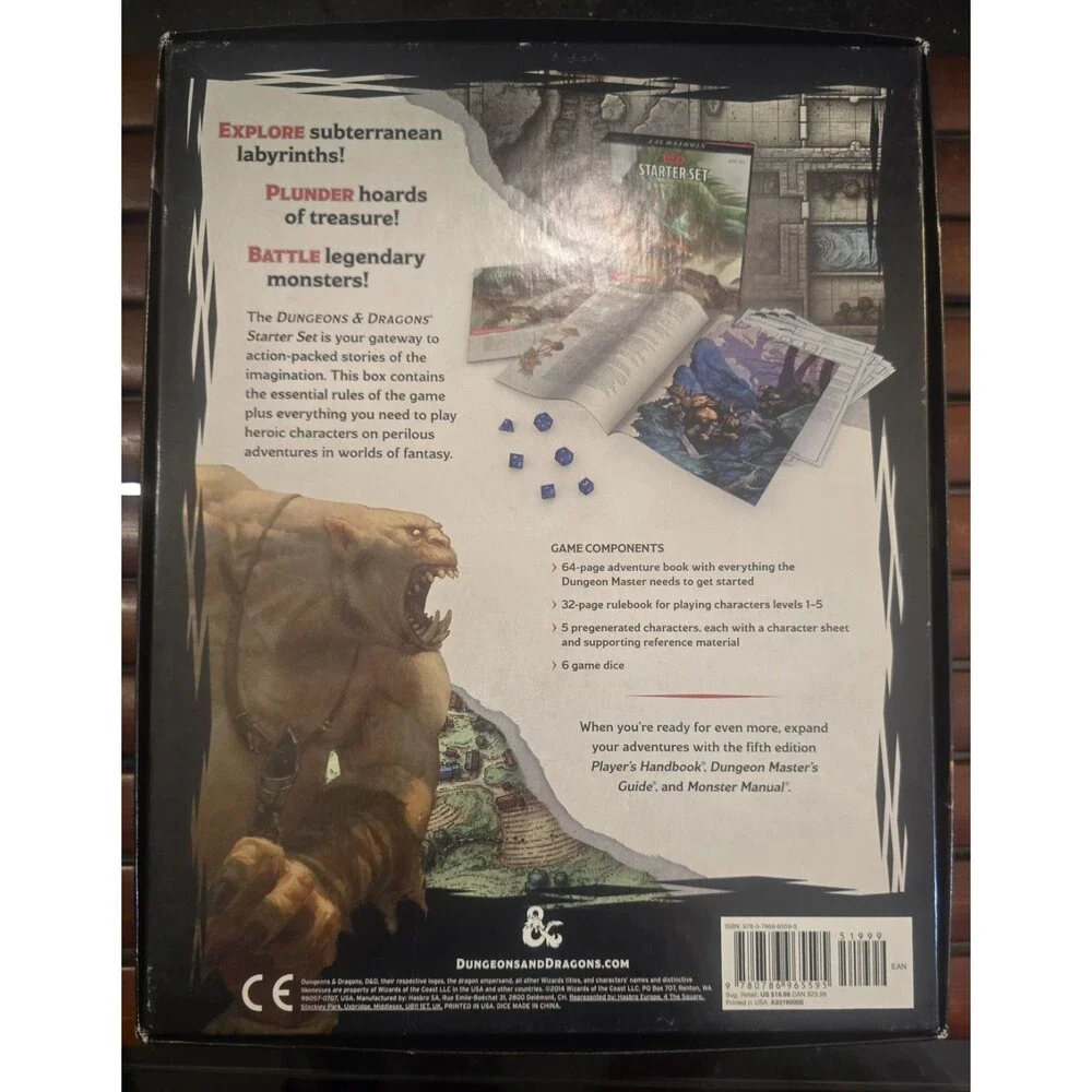 Lost Mine of Phandelver Dungeons & Dragons Starter Set No Dice